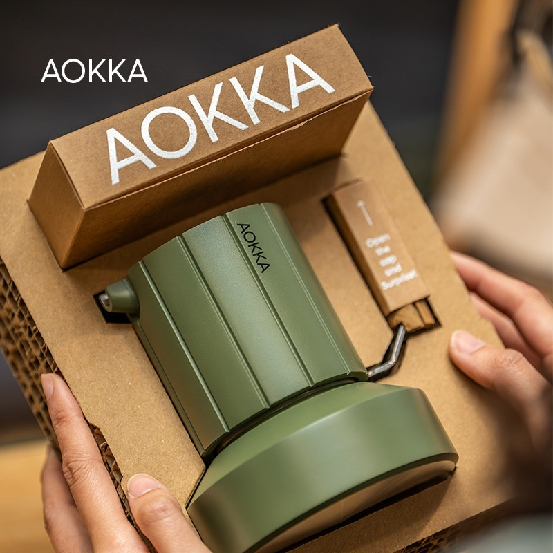 AOKKA Double Valve Moka Pot Ca - Coffee Equipment For Camping recension och pris