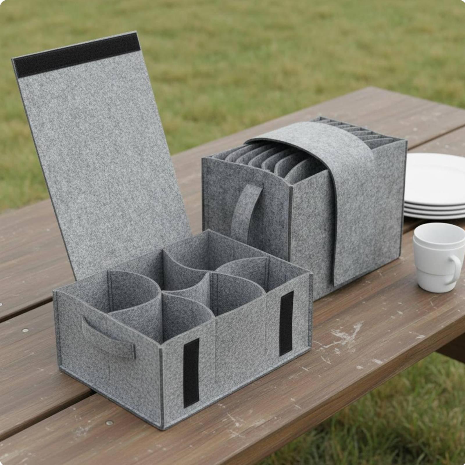 Household Felt Storage Pouch P - Coffee Equipment For Camping recension och pris