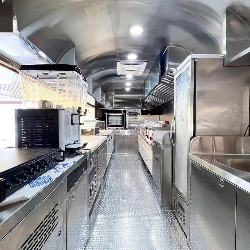 Custom Food Truck Trailer Full - Coffee Van Equipment recension och pris