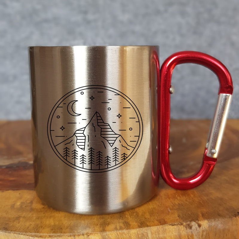 Stainless Steel Camping Mug wi - Coffee Equipment For Camping recension och pris