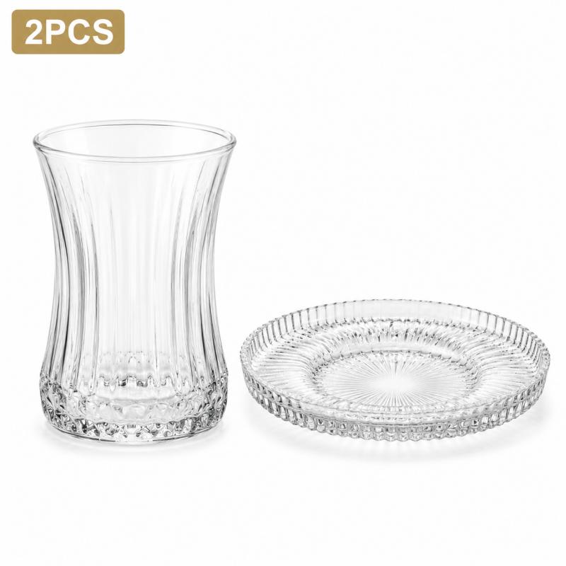 2-Piece Vintage Vertical Strip - Espresso Shot Glass recension och pris