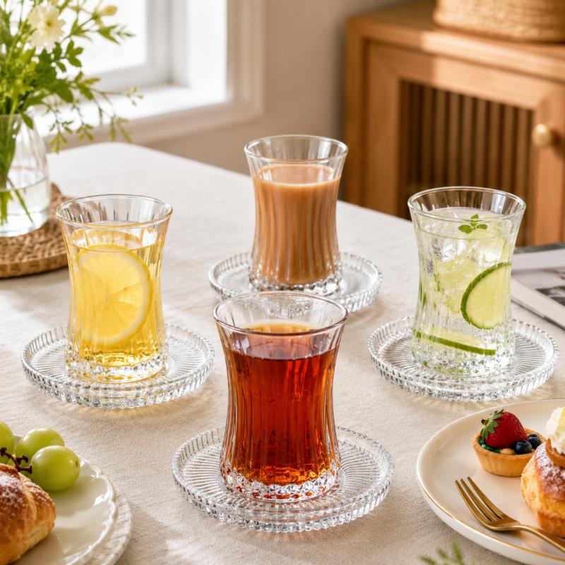2-Piece Vintage Vertical Strip - Espresso Shot Glass recension och pris