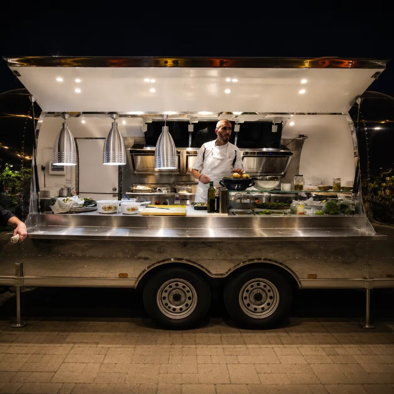 Food Truck Coffee Trailer Stre - Coffee Van Equipment recension och pris