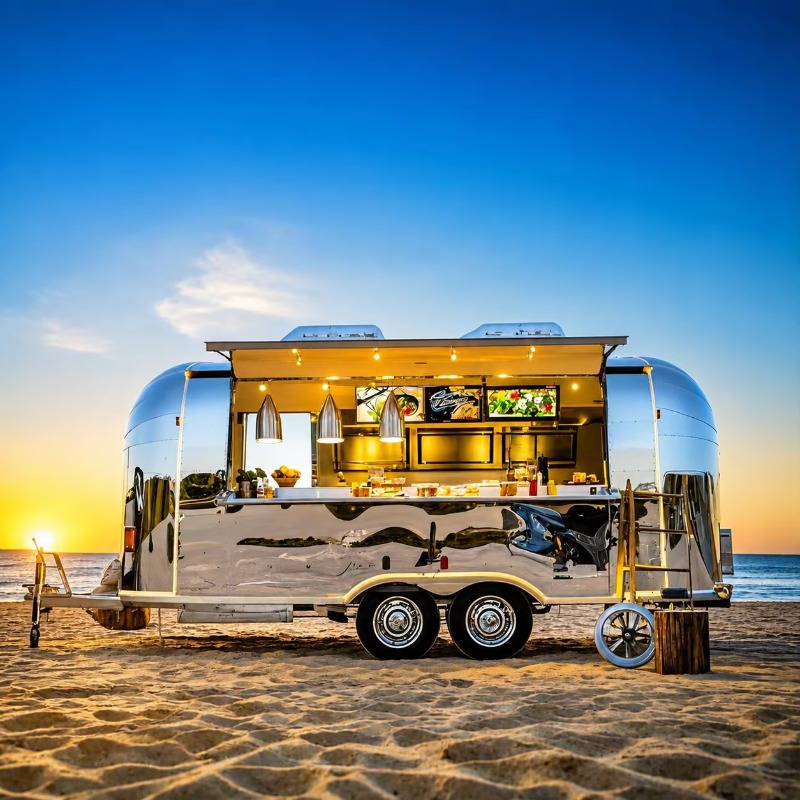 Food Truck Coffee Trailer Stre - Coffee Van Equipment recension och pris